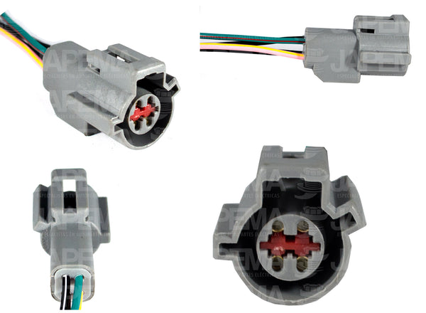 SKU10579 CONECTOR 4 TERMINALES MARCA JAPEMA