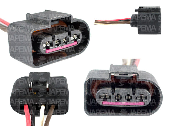 SKU7655 CONECTOR 4 TERMINALES  MARCA ECONOMICA