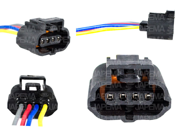 SKU11033 CONECTOR 4 TERMINALES MARCA ECONOMICA