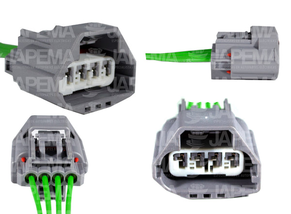 SKU12659 CONECTOR 4 TERMINALES MARCA JAPEMA