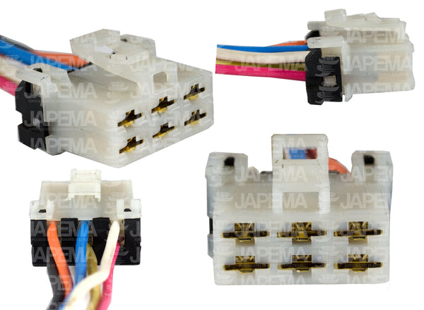 SKU7804 CONECTOR 6 TERMINALES MARCA ECONOMICA