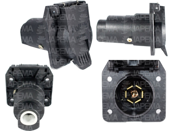 SKU10536 CONECTOR / ARNES 7 TERMINALES MARCA JAPEMA