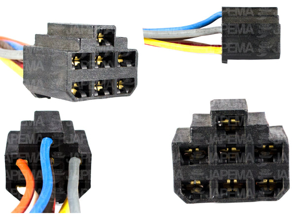 SKU9578 CONECTOR / ARNES 7 TERMINALES  MARCA ECONOMICA