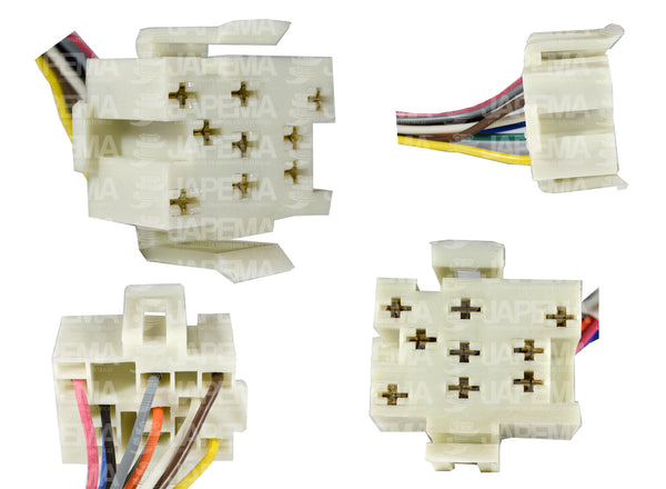 SKU520 CONECTOR / ARNES 9 TERMINALES MARCA JAPEMA