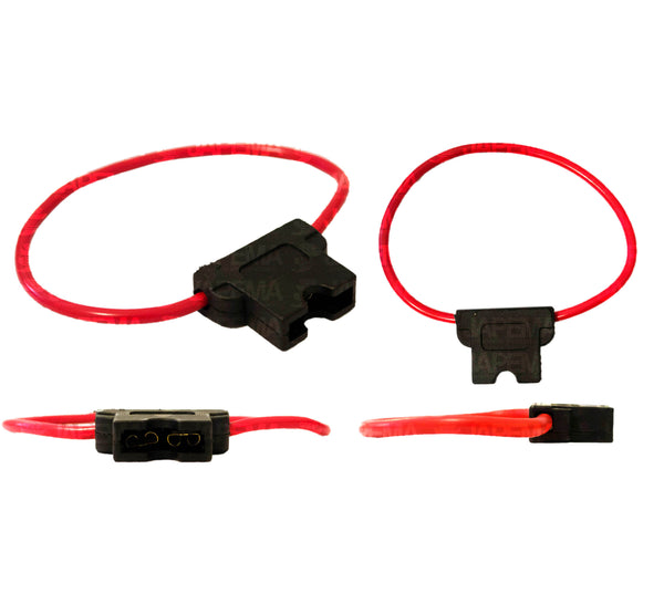 SKU9238 PORTA FUSIBLE ATC CABLE CALIBRE 14 SIN TAPA MARCA ECONOMICA
