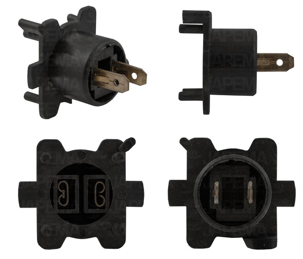 SKU8234 CONECTOR TIPO SOQUET PARA FOCO H7 MARCA ECONOMICA