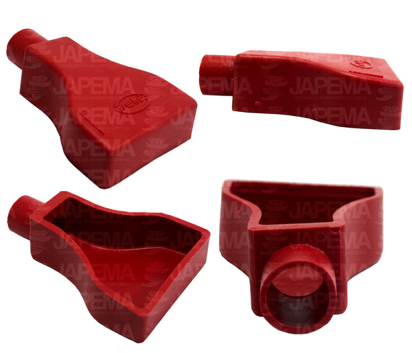 SKU12352 CAPUCHON TERMINAL BATERIA PLASTICO ROJO