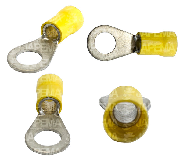 SKU7277 ZAPATA AISLADA CABLE 4 OJILLO DE 1/2 DE ESTAÑO MARCA PREMIUM