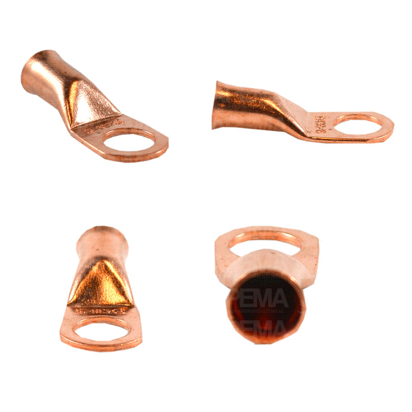SKU311 ZAPATA CABLE 4 OJILLO DE 3/8 DE COBRE MARCA JAPEMA