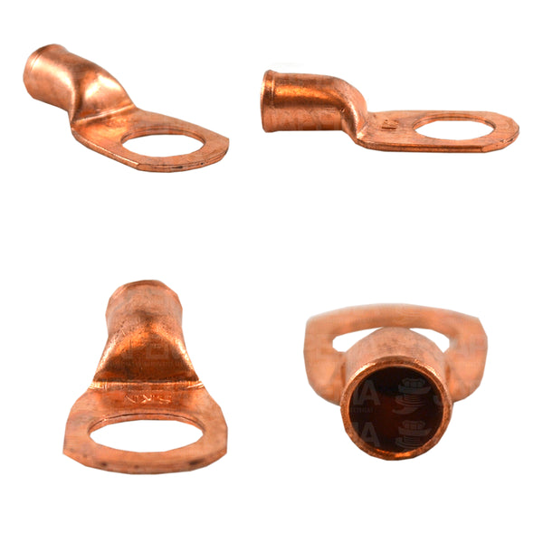 SKU312 ZAPATA CABLE 4 OJILLO DE 1/2 DE COBRE MARCA JAPEMA