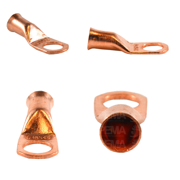 SKU319 ZAPATA CABLE 2 OJILLO DE 3/8 DE COBRE MARCA JAPEMA