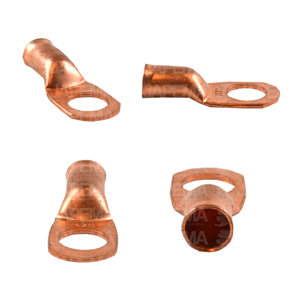 SKU313 ZAPATA CABLE 2 OJILLO DE 1/2 DE COBRE MARCA JAPEMA