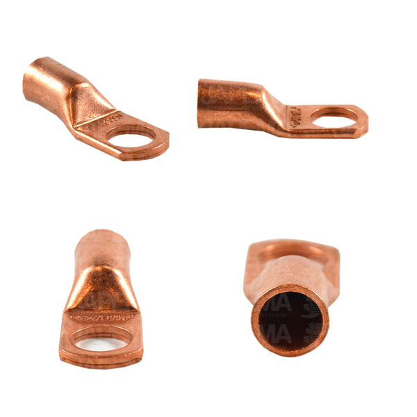 SKU315 ZAPATA CABLE 1/0 OJILLO DE 1/2 DE COBRE MARCA JAPEMA