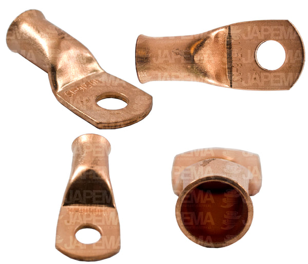 SKU325 ZAPATA CABLE 1/0 OJILLO DE 5/16 DE COBRE MARCA JAPEMA