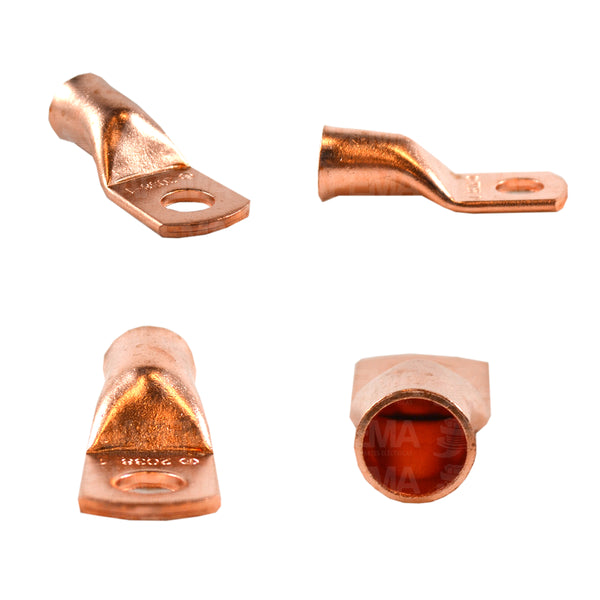 SKU324 ZAPATA CABLE 2/0 OJILLO DE 3/8 DE COBRE MARCA JAPEMA