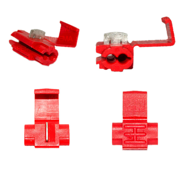 SKU8972 TERMINALITA ROJA INSTA TAP CABLE 16-22 MARCA JAPEMA