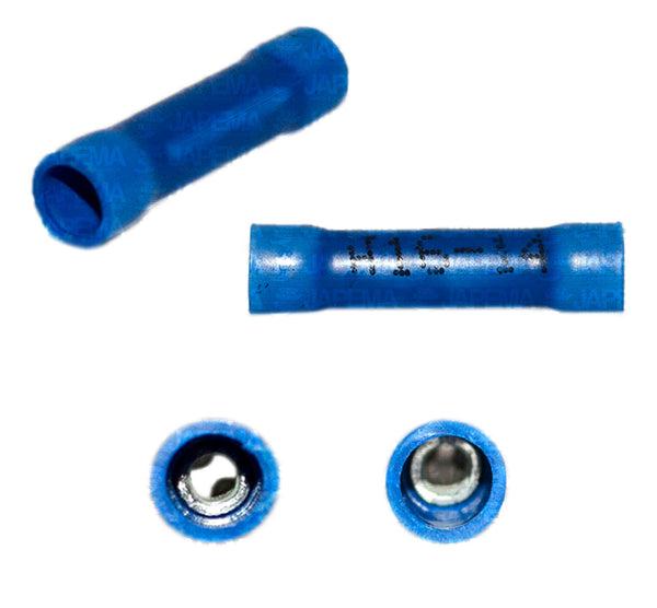 SKU343 TERMINALITA CONECTOR AZUL CABLE 14-16 MARCA JAPEMA
