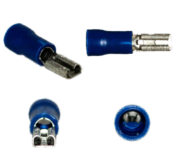 SKU2861 TERMINALITA ENCHUFE HEMBRA AZUL CABLE 14-16 MARCA JAPEMA