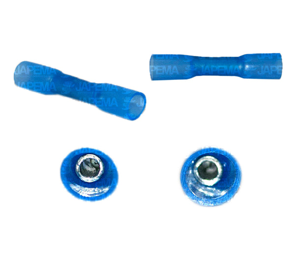 SKU8926 TERMINALITA AZUL CONECTOR TERMOCONTRACTIL CABLE 14-16 MARCA JAPEMA