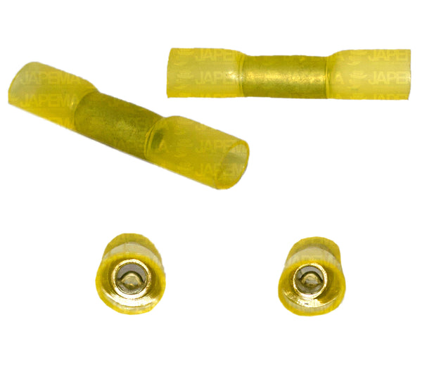 SKU6073 TERMINALITA TERMOCONTRACTIL CONECTOR AMARILLA CABLE 10-12 MARCA JAPEMA
