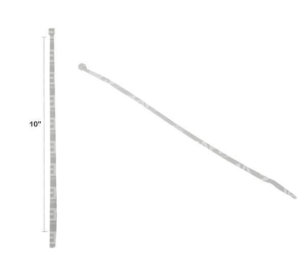 SKU4042 CINCHOS DE PLASTICO 10PULGADAS COLOR BLANCO MARCA ECONOMICA