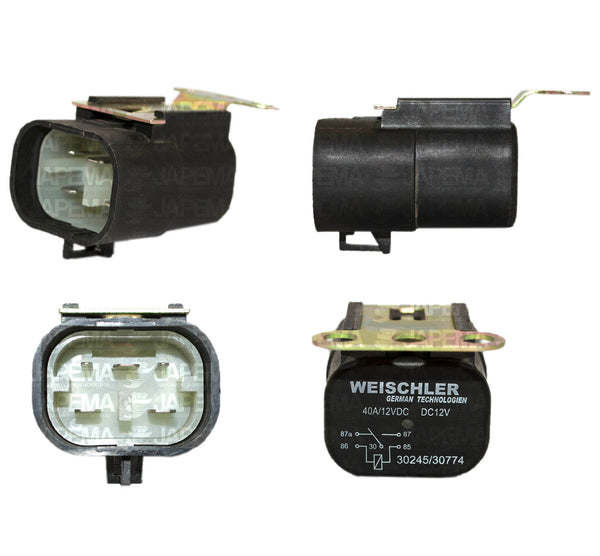 SKU3685 RELEVADOR 5 TERMINALES 12V 30 AMP AIRE ACONDICIONADO MARCA JAPEMA