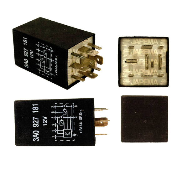 SKU7698 RELEVADOR 9 TERMINALES 12V MARCHA MARCA ECONOMICA