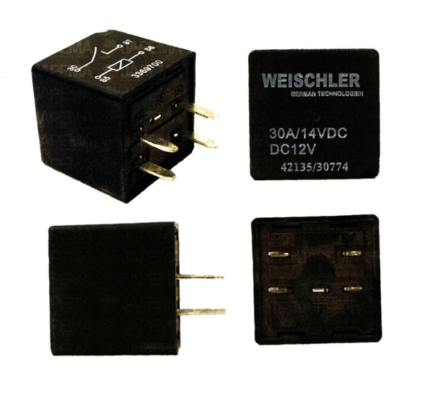 SKU8391 RELEVADOR 4 TERMINALES 12V 30AMP-40AMP MARCA JAPEMA