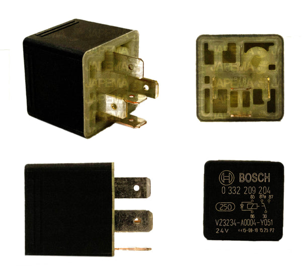 SKU9250 RELEVADOR 5 TERMINALES 12V 40AMP TIPO UNIVERSAL MARCA JAPEMA