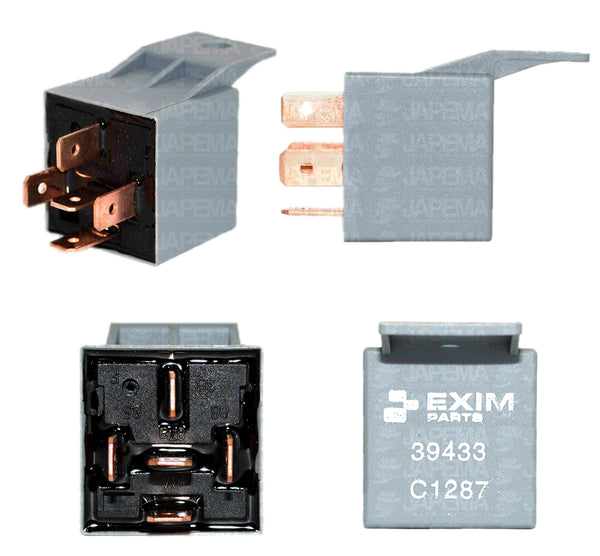 SKU236 RELEVADOR 5 TERMINALES 24V 30AMP UNIVERSAL MARCA ECONOMICA