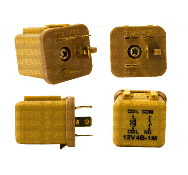 SKU7802 RELEVADOR 4 TERMINALES 12V 30AMP MULTIFUNCION MARCA JAPEMA