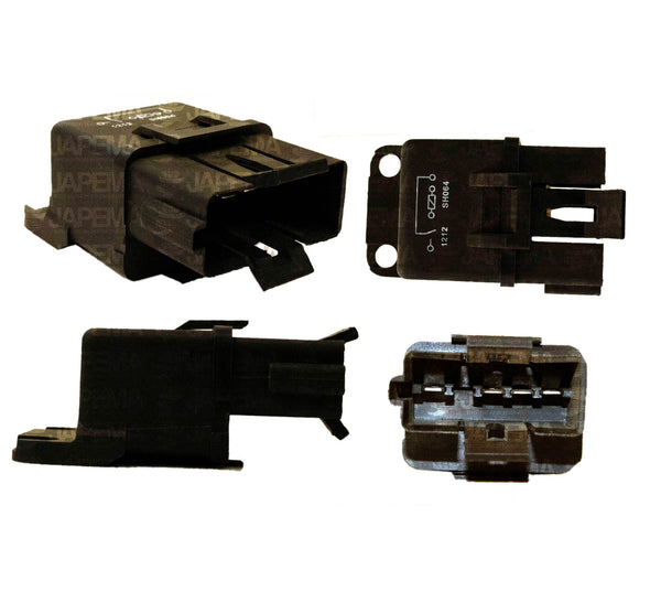 SKU7666 RELEVADOR 4 TERMINALES 12V AIRE ACONDICIONADO MARCA ECONOMICA