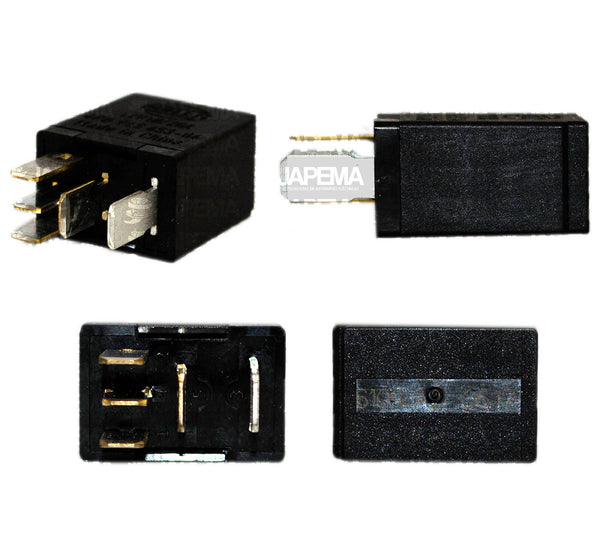 SKU8349 RELEVADOR 5 TERMINALES 12V 20A MINI UNIVERSAL MARCA HELLA