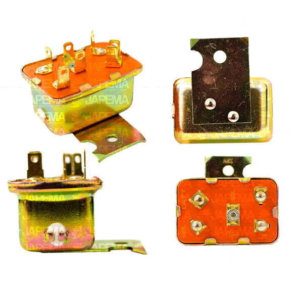 SKU9026 RELEVADOR 6 TERMINALES  12V 25AMP AUXILIAR MARCHA MARCA JAPEMA