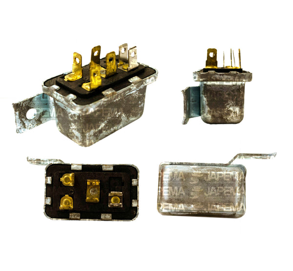 SKU3651 RELEVADOR 6 TERMINALES 12V AUXILIAR MARCHA MARCA JAPEMA