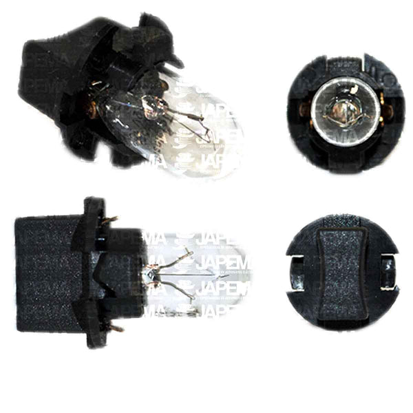 SKU3217 FOCO CON BASE PARA TABLERO 158 639-009 12V 3W B10d BASE NEGRA FOCO MARCA ECONOMICA
