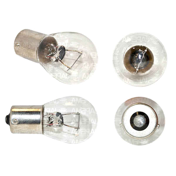 SKU5993 FOCO INCANDESCENTE 7507 12V 21W BAU15s S8 1FILAMENTO 1POLO PATAS PAREJAS ESCUADRA FOCO MARCA ECONOMICA