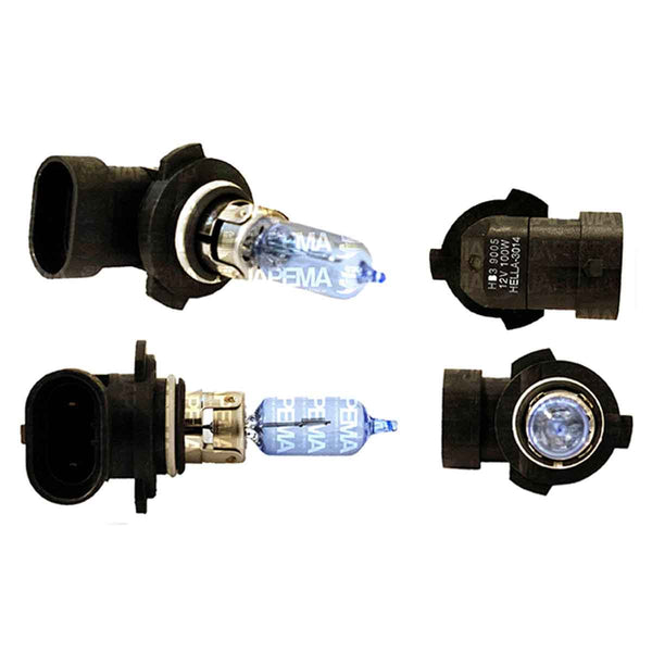 SKU4428 FOCO HALOGENO XENON 9005 DARK BLUE 12V 100W 1100LM P20d T4 FOCO MARCA JAPEMA