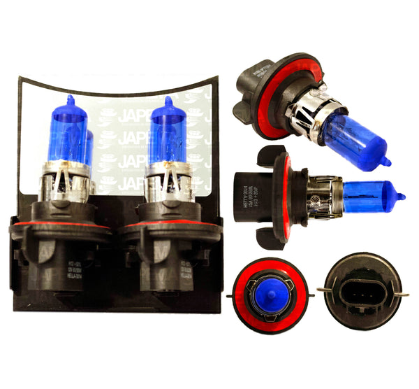 SKU9037 FOCO HALOGENO XENON TLL H13 XENON DARK BLUE 12V 60W/55W KIT 2 FOCOS MARCA HELLA