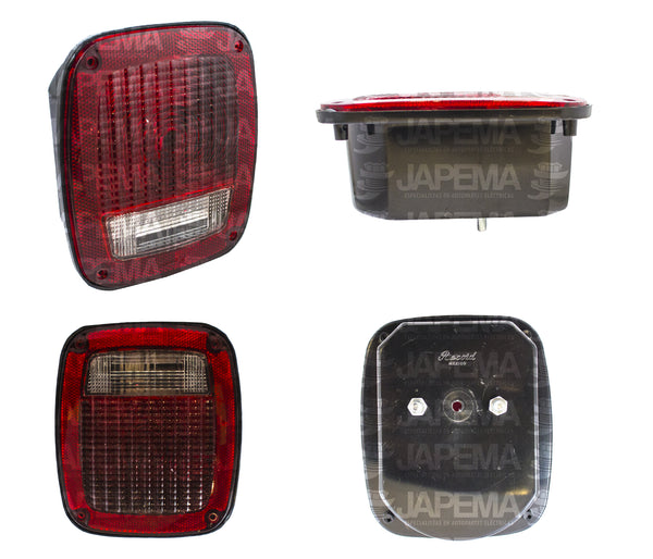 SKU396 CALAVERA AUTOMOTRIZ ACRILICA ROJA/AMBAR  MARCA ECONOMICA