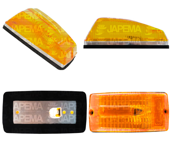 SKU5881 LUZ ZEPELIN COLOR AMBAR 12V MARCA ECONOMICA