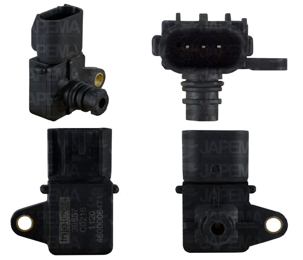 SKU4657 SENSOR MAP PRESION ABSOLUTA DE MULTIPLE ADMISION 3 TERMINALES MARCA JAPEMA