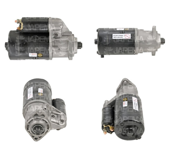 16609R ARRANQUE RECONSTRUIDO BOSCH DD 12V 1.5KW CW 9D REEMBOLSO DEL 25% AL RETORNAR EL CASCO 1 AÑO DE GARANTIA MARCA JAPEMA