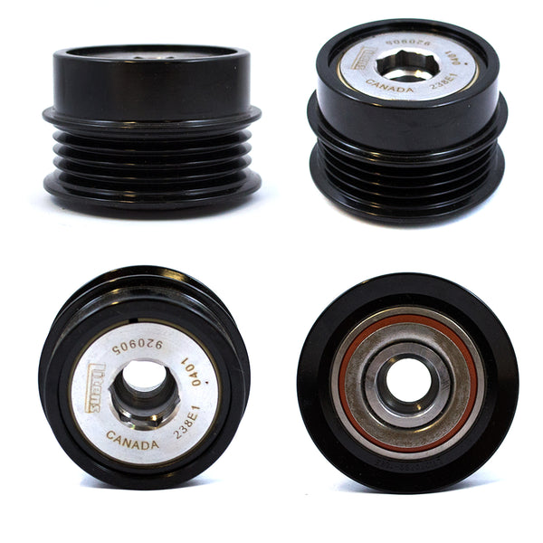 SKU11305 POLEA CLUTCH ALTERNADOR 4C CW, M14, D.I. 17MM, D.E. 56.2MM, BANDA 17MM MARCA JAPEMA TOYOTA CAMRY