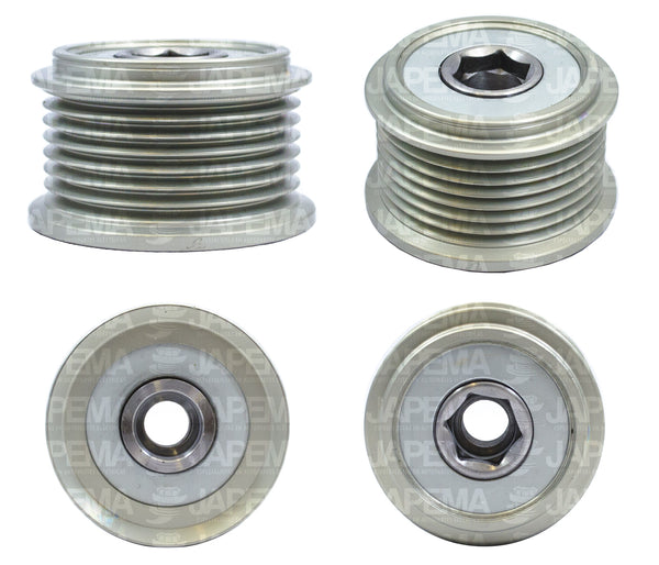 SKU12907 POLEA CLUTCH ALTERNADOR NIPPONDENSO CW 7C MARCA JAPEMA