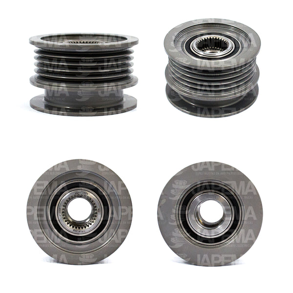 SKU10314 POLEA CLUTCH ALTERNADOR BOSCH 5C CW MARCA JAPEMA