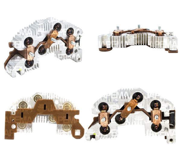 SKU4027 RECTIFICADOR DELCO 33SI, 34SI, 12V-24V, SIN TRIO, 6-60AMP, MARCA JAPEMA