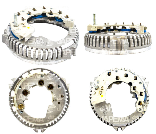 SKU812 RECTIFICADOR FORD 3G 95AMP 12V, 133MM, CON TRIO, 8-40AMP,  MARCA JAPEMA