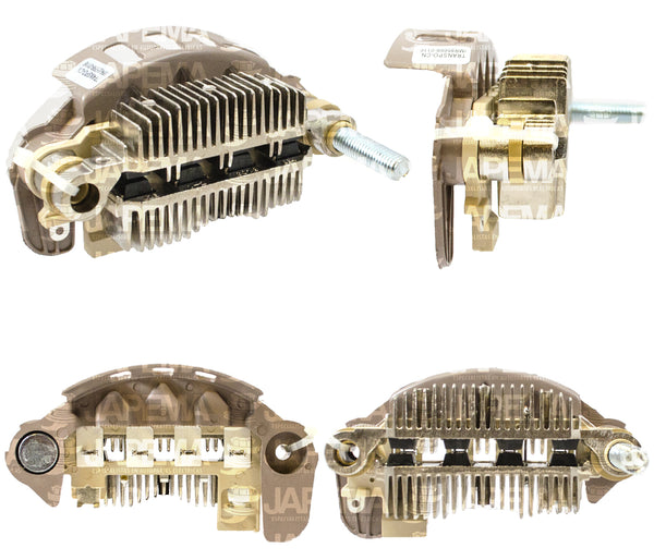 SKU3666 RECTIFICADOR MITSUBISHI 85MM 12V, SIN TRIO, 8-30AMP, M8 MARCA JAPEMA