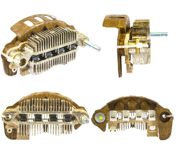 SKU4114 RECTIFICADOR MITSUBISHI 85MM 12V, SIN TRIO, 8-35AMP, M6 MARCA JAPEMA HONDA CRV